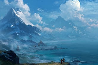 create environment concept art