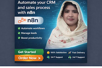 automate your CRM, leads and sales process using n8n