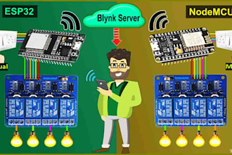 develop esp32 iot projects and smart automation