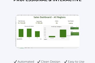 build automated excel dashboards