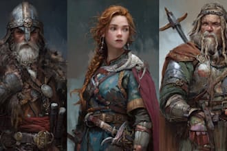 do realistic or fantasy portrait
