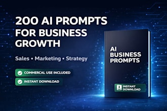 provide 200 chatgpt prompts for small business growth and revenue
