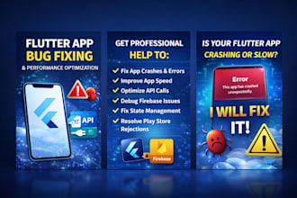 fix bugs and optimize your flutter app professionally