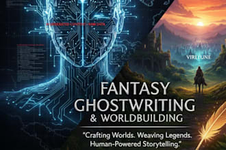 be your fantasy ghostwriter and worldbuilding expert