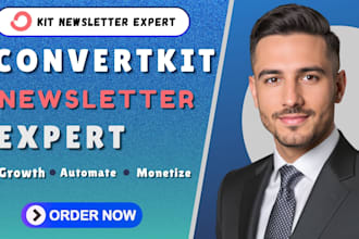 setup convertkit email automation convertkit newsletter kit landing page expert