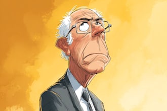 draw satire, editorial or political cartoons for you