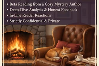 be your cozy mystery beta reader