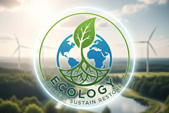 design a creative reuse logo for your brand