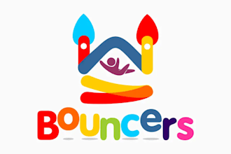 design for you children, kids, day care custom logo