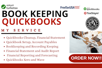 manage ecommerce bookkeeping, amazon a2x bank cleanup, shopify quickbooks online