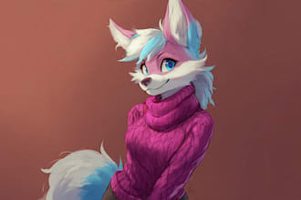 draw your furry or fursona character