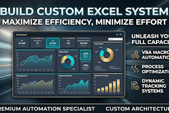 build custom excel vba macros and automated workflow tools