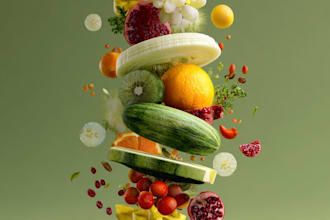 design food flyer poster and banner