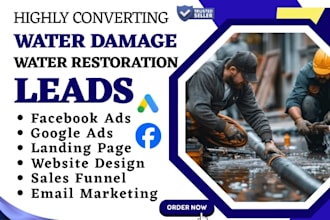generate water damage leads water restoration mold remediation lead sales funnel