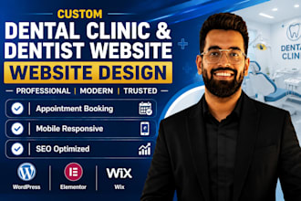 build a responsive dental website for dentists and clinics