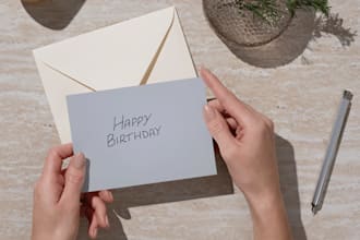 write beautiful handwritten cards and messages