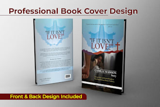create a modern book cover design for print and ebook