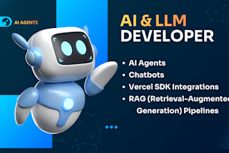 develop ai chatbots, rag pipelines, and intelligent ai agents