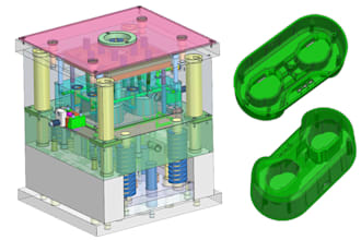 plastic mold structure design  review before tooling dfm report
