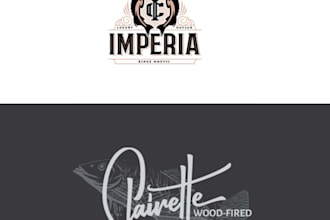 create seafood logo design