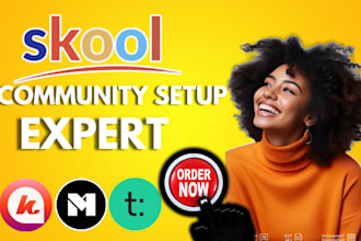 create online skool community, mighty network setup, skool membership