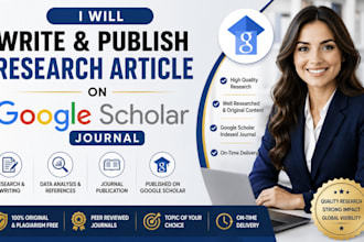 write and publish research article on google scholar journal