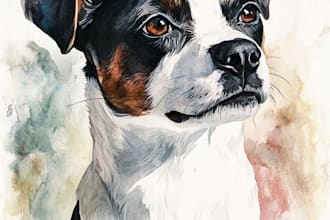 paint stunning pet portrait