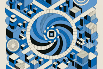 design a custom 3d isometric or 2d map illustration