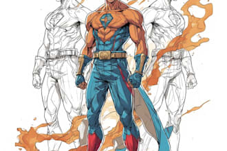 sketch custom anime character