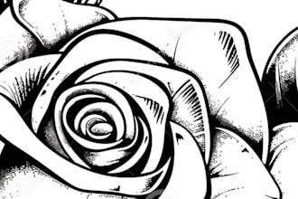 draw traditional tattoo style artwork