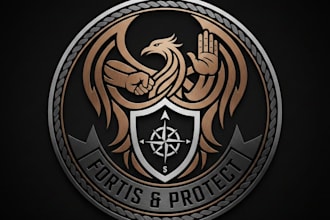 design a powerful self defense logo for your brand