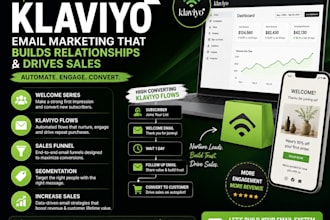 setup klaviyo flows popup and abandoned cart emails
