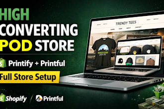 build a high converting shopify print on demand store