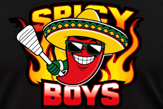 do modern chili pepper logo for esports or business