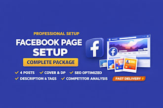 create and setup facebook business page