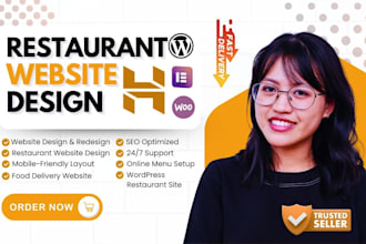 build restaurant website food business site with online menu and booking system