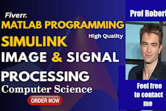 do matlab coding, simulink, gui, signal, image processing and computer science