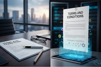 write professional website terms and conditions and legal