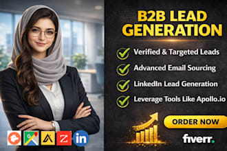 be an email finder list building scraping and b2b lead generation data expert