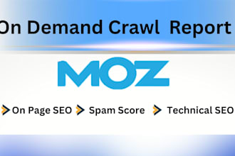 do moz on demand crawl website audit report