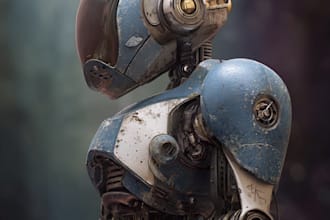 create your robot character for your sci fi themed projects