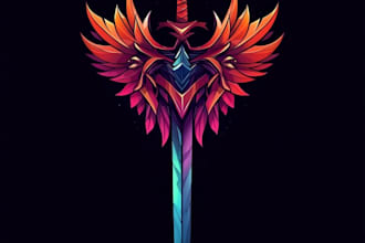 do a fantasy game logo