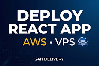 deploy your react app to aws, vercel or render
