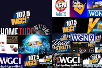 do professional airplay promotion for your song on wgci, chicago wgn radio