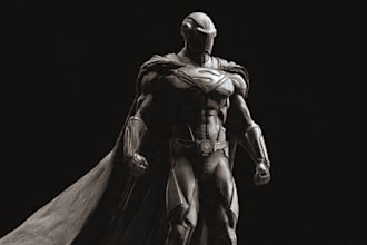 superhero character for comics
