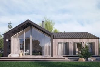 remodel timber frame building,school pavilion,house design,2d barn plan,3drender