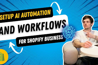 setup ai automation and workflows for your shopify business