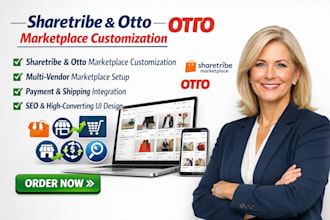 customize sharetribe marketplace website otto ecommerce marketplace website