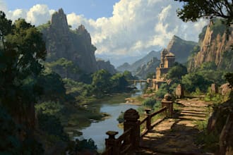 environment concept art landscape design