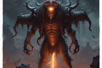 do dark art horror poster heavy death metal music gothic dark art halloween art